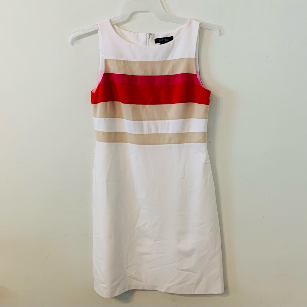 White House Black Market Colorblock Pencil Dress